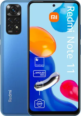 Produktbild von XIAOMI Redmi Note 11, 128 GB, 4 GB RAM, Twilight Blue, 6,43 Zoll, Android 11, 4G, Qualcomm Snapdragon 680, 50 MP Quad-Kamera, Fingerabdrucksensor & Gesichtserkennung