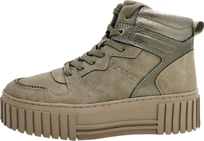 Produktbild von s.Oliver Damenschuhe sportlicher Schnürer Beige Freizeit
