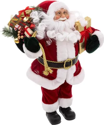 Produktbild von Weihnachtsmann aus rotem samt 45cm - Feeric Lights & Christmas