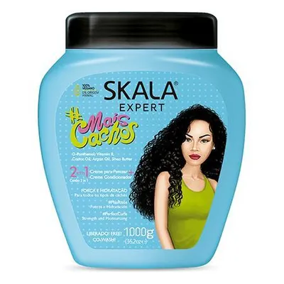Productafbeelding van Skala 7897042012312, Haarcrème, Unisex, voor krullend haar, alle kleuren, 1000 ml, conditionerend, hydraterend, voedend, revitaliserend, geeft glans, maakt zacht