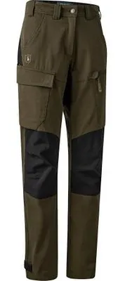 Productafbeelding van Deerhunter Lady Sarek, stretch broek voor dames (Kleur: Fallen Leaf/Zwart), maat 38