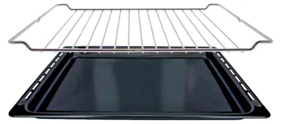 Produktbild von Grillrost und Backblech, 370 x 460 mm, emailliert