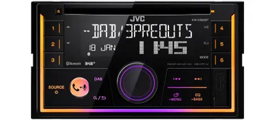 Zdjęcie produktu dla JVC KW-DB93BT, Czarny, 2 DIN, 50 W, CD, 20 - 20000 Hz, 80 dB