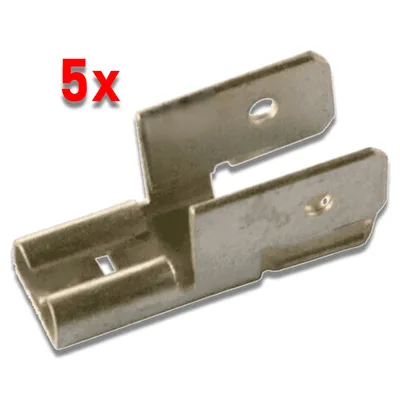 Produktbild von Flachsteckverteiler | 3-fach | 6,3mm | 5 Stück