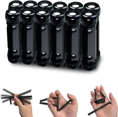Produktbild von Fidget Magnetstäbe, 12 Stück Fidget Toys, Fidget Spielzeug, Anti Stress Spielzeug, Stimming Toys, Fidget Magnet, Sensorik Spielzeugs für ADHS ADD OCD