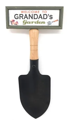 Gartenschild „Willkommen im Garten von Opa“ – 23,6 cm lang