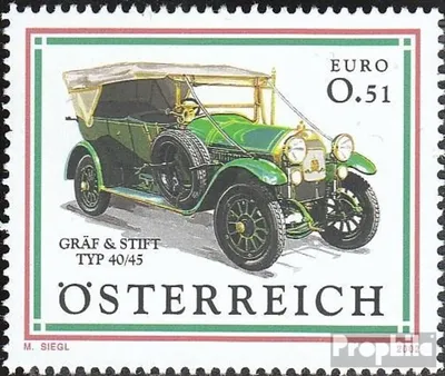 Produktbild von Briefmarken Österreich 2002 Mi 2392 (kompl.Ausg.) postfrisch Automobile