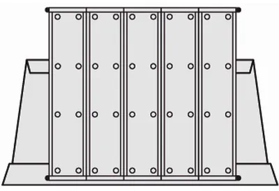 Produktbild von tarifold Sichttafelsystem 223500 DIN A3 ohne Sichttafeln, 1 St.