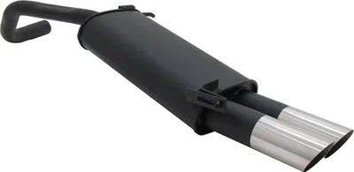 Image de Echappement sport Novus pour VW Polo 9N / 9N3 2x76 MS-Design Silencieux final avec ABE