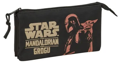 Productafbeelding van Star Wars Mandalorian & Grogu etui (voor pennen en potloden)