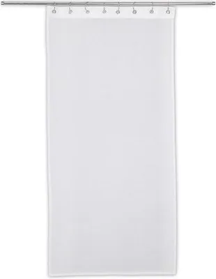 Image de Paire de vitrages tamisant Cleo blanc l. 60 x H. 120 cm