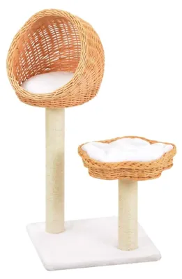 Produktbild von Katzenkratzbaum aus Sisal und natürlichem Weidenholz
