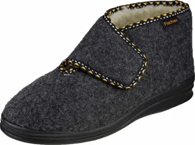 Image de Fischer Markenschuhe Basti Chaussons pour femmes Gris Loisirs, Taille:40 EU