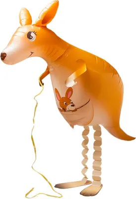 Obrázok produktu pre Fóliový balón Airwalker klokan, cca 100 x 35 cm