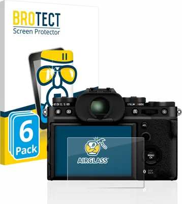 Produktbild von 6x BROTECT Schutzglas für Fujifilm X-T5 Schutzfolie Panzer Folie Glas Display Schutz klar