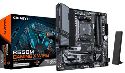 Produktbild von B550M GAMING X WIFI6 (schwarz/grau)