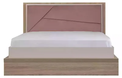 Produktbild von Bettrahmen Kinderbett Kindermöbel Bett Holz Rosa Kinderzimmer Modern