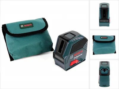 Zdjęcie produktu dla Bosch GLL 2-10 Professional, 10 m, 0,3 mm/m, 4°, 650 nm, Czerwony, 630-650 nm