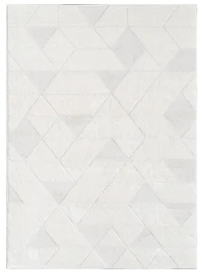 Produktbild von 80x150 cm Teppich Aurora 11 White