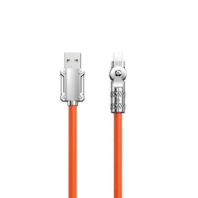 Produktbild von DUDAO L24AL 120W USB - Lightning Cable, 1 m, Lightning, USB A, Männlich, Männlich, Orange