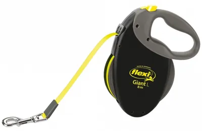 Immagine prodotto di TRIXIE NEON GIANT L 8 m Nero, Giallo Guinzaglio retrattile per cani