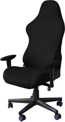 Produktbild von Gaming-Stuhlbezug Bürostuhlbezug, Belastbar Abnehmbar und Waschbar, Universeller Stuhlbezug, Farbe: Schwarz