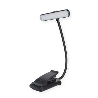 Produktbild von Lese- und Klemmleuchten,Leselampe Buch Klemme,USB Wiederaufladbare,3 Farbtemperatur Modi & 5 Helligkeiten Augenschutz Leselicht,1000mAh,360° Drehbare
