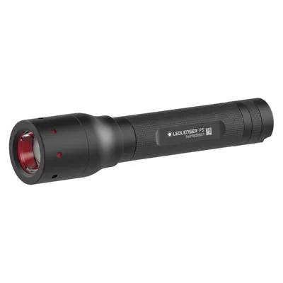 Produktbild von Ledlenser P5, Stift-Blinklicht, Schwarz, Aluminium, Tasten, Drehregler, IPX4, LED