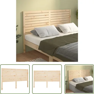 Produktbild von The Living Store Kopfteil 156x4x100 cm Massivholz Kiefer