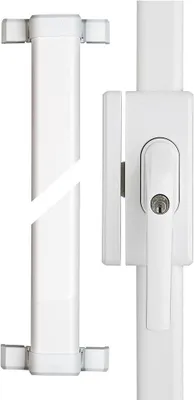 Produktbild von ABUS Fenster-Zusatzsicherung FOS650 AL0145 - Stangenschloss mit Druckzylinder, gleichschließend - ABUS-Sicherheitslevel 10-73004 - Weiß