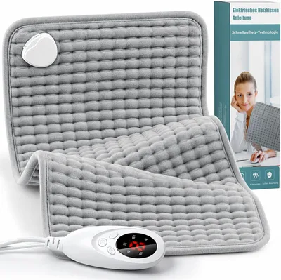 Produktbild von Wärmekissen, Heizkissen, Heizdecke, Rückenwärmer, Schnelle Erwärmung, mit Abschaltautomatik, Waschmaschine, für Rücken, Füße, Nacken, Schultern