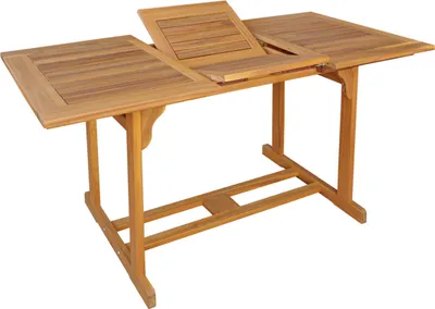 Produktbild von Dehner Ausziehtisch Macao, 100 / 140 x 70 x 74.5 cm, FSC®-es Akazienholz, geölt, hellbraun