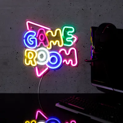 Image de Lampe Led Effet Neon Game Room