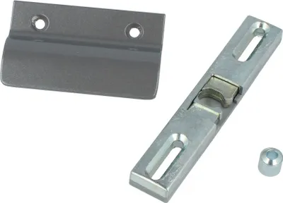 Produktbild von Balkontür-Set Aluminium Balkontürgriff Balkontürschnäpper mit Hülse Alu Ziehgriff Titan eloxiert