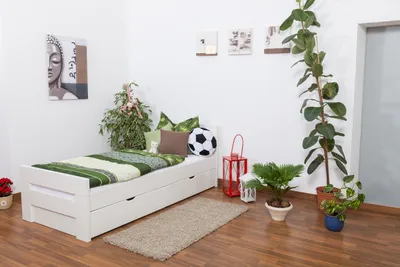 Produktbild von Bett mit Schubladen