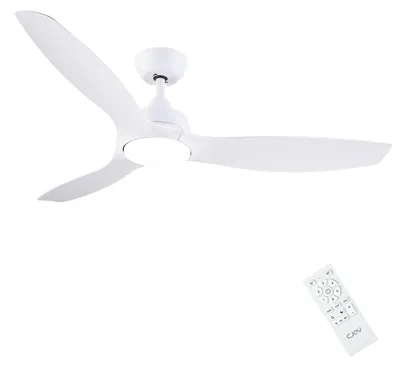 Deckenventilator mit Licht, 132 cm, 6 Stufen, dimmbar, Fernbedienung