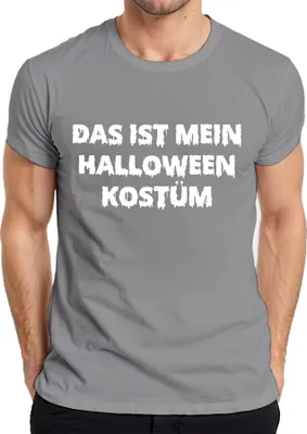 Zdjęcie produktu dla To jest mój kostium na Halloween Zabawne powiedzenie Przebranie Straszny Koszulka męska, szary, 3XL