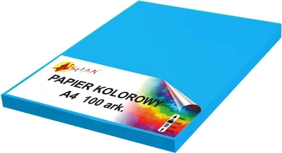 Produktbild von Farbpapier A4 80g blau intensiv 100 Blatt