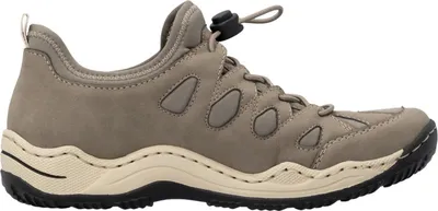 Imagen del producto de Zapatos de mujer Rieker, zapatos de vestir, cómodos, deportivos, con cordones, color marrón, para uso diario