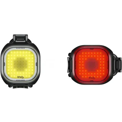 Produktbild von Knog Blinder Mini Lampe, Twinpack, Square, black (50 Lumen/30 Lumen)