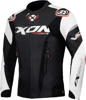 Produktbild von Ixon Vortex 3 Lederjacke Schwarz 2XL Mann Schwarz 2XL