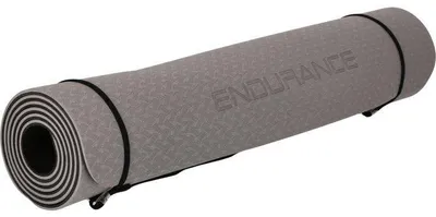 Zdjęcie produktu dla Mata do jogi ENDURANCE, 4 mm, kolor szary