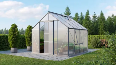 Obrázok produktu pre Vitavia skleník "Meridian 1 6700" hliník 6,7 m² 6 mm HKP