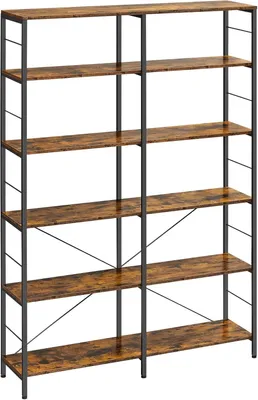 Produktbild von Vasagle LLS114B01, Schwarz, Braun, 6 Regale, Stahl, Partikelbord, 270 kg, 45 kg