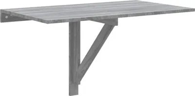 Produktbild von Möbel Wand-Klapptisch Grau Sonoma 100x60x56 cm Holzwerkstoff - Stehtische & Bistrotische CLORIS5929414