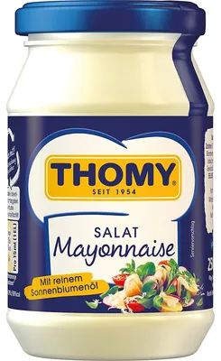 Zdjęcie produktu dla Thomy Majonez sałatkowy kremowy z czystym olejem słonecznikowym 250ml
