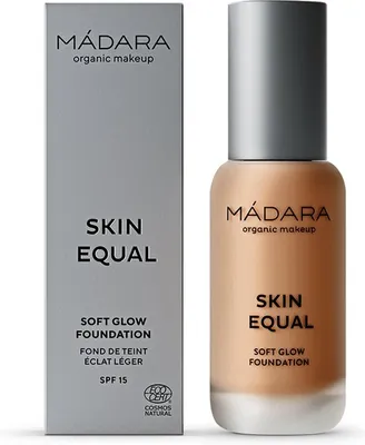 Obrázek produktu pro MÁDARA Cosmetics Skin Equal, Tekutina, Normální pokožka, Vyhlazující, Teplé, Caramel, Zářivý