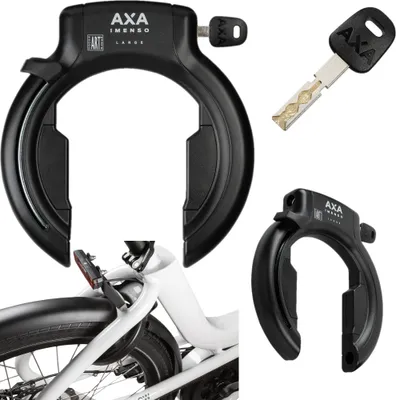 Zdjęcie produktu dla Zapięcie Rowerowe Blokada Koła AXA Imenso Large Ring Z Adapterem Oryginalne