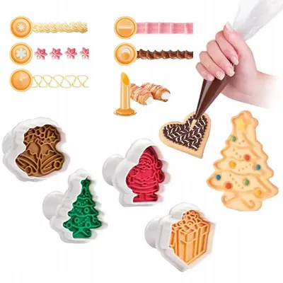 Produktbild von Tescoma Delícia Ausstecher Set & Dekorierbeutel Weihnachten