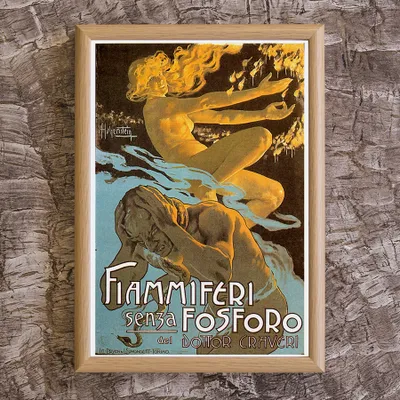 Produktbild von Bild Poster - Flammen des Feuers - A1 (59,5 cm x 84 cm)